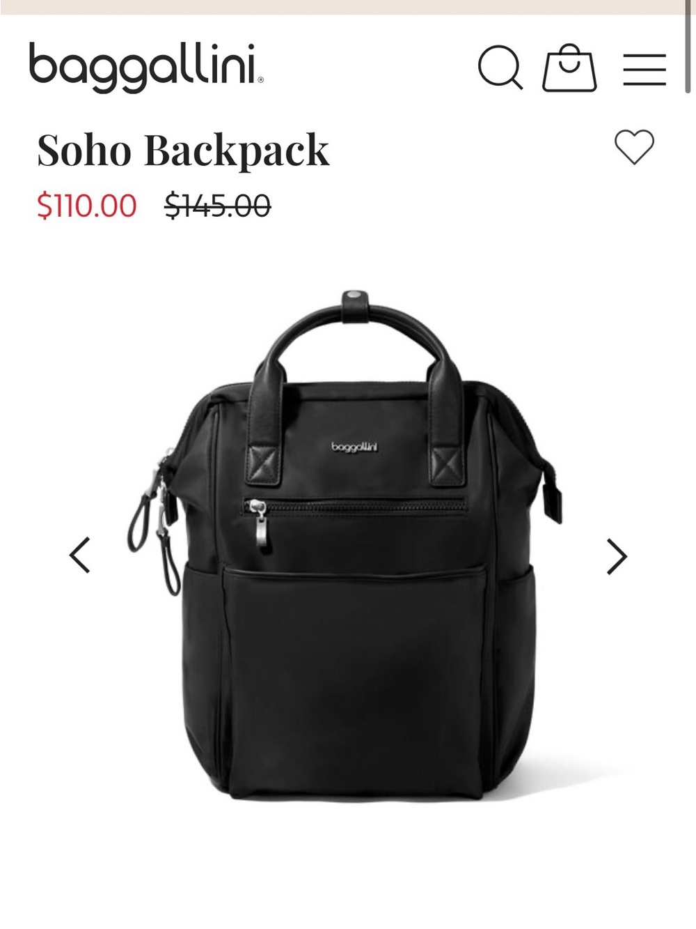 Bagallini Soho Backpack